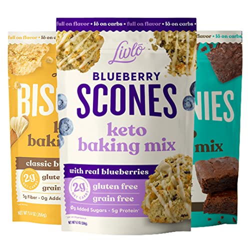 Livlo Keto Baking Mix Variety Pack, 3 Pack