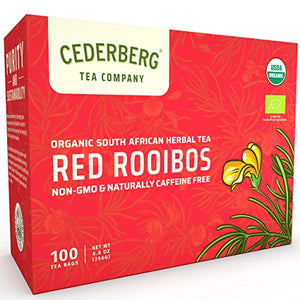 Red Rooibos Tea 100 Teabags USDA Organic