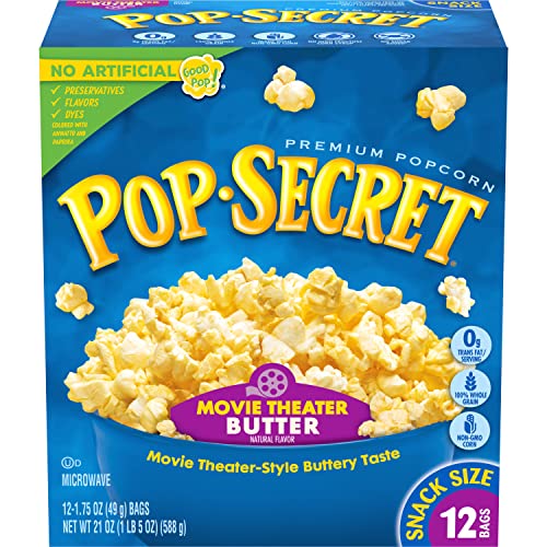 Pop Secret Microwave Popcorn, Movie Theater Butter, 12 Pack