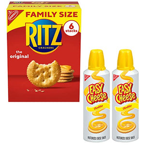 RITZ Crackers and Easy Cheese Snack Pack