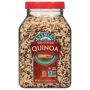 RiceSelect Tri-Color Quinoa, 22-Ounce Jar