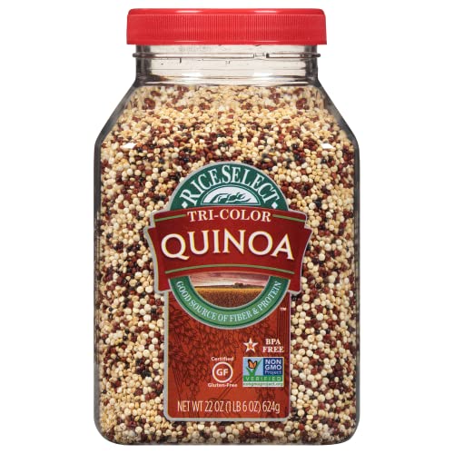 RiceSelect Tri-Color Quinoa, 22-Ounce Jar