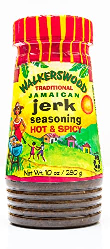 Walkerswood Jamaican Jerk Seasoning, Hot & Spicy, 10 oz