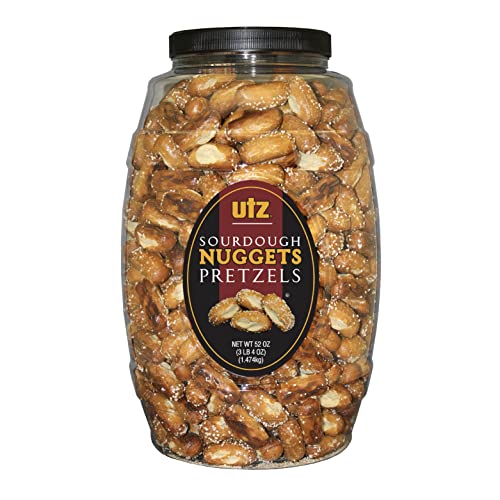 Utz Bite-Size Sourdough Pretzels, 52 oz. Barrel