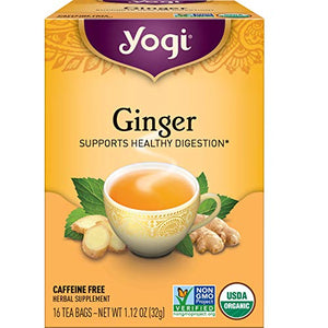 Yogi Ginger Tea (6 Pack) - Caffeine Free - 96 Bags