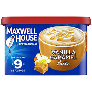 Maxwell House Vanilla Caramel Latte Mix, 8.7 oz