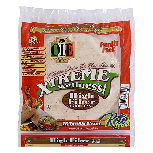 Ole Mexican Foods Xtreme Wellness Tortilla Wraps, 32 Total Wraps