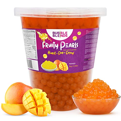 Bubble Blends Mango Popping Boba, 2.2lbs