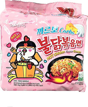 Samyang Carbo Buldak Spicy Noodle, 5/pack