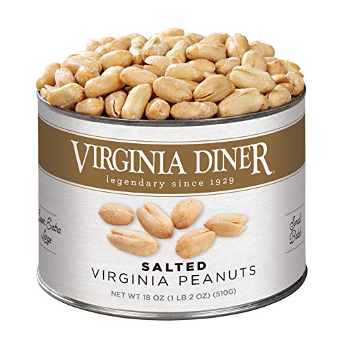 Virginia Diner Salted Virginia Peanuts, 18 oz