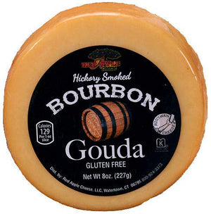 Hickory Smoked Bourbon Gouda, 8 oz (4 pack)