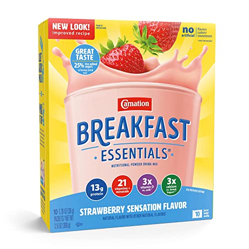 Carnation Breakfast Essentials Strawberry 1.26 oz. Packet 60 Ct