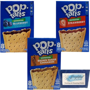 Unfrosted Pop Tarts Variety Bundle, 3 Boxes