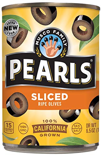 Pearls Sliced Ripe Olives, 6 Cans