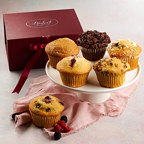 Dulcet Fresh-Baked Jumbo Muffins, 6 Flavors