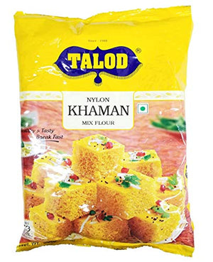 Talod Instant Khaman Mix Flour, 500Gm (Pack of 12)