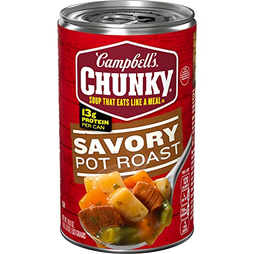 Campbell’s Chunky Soup, Savory Pot Roast, 18.8 Oz Can