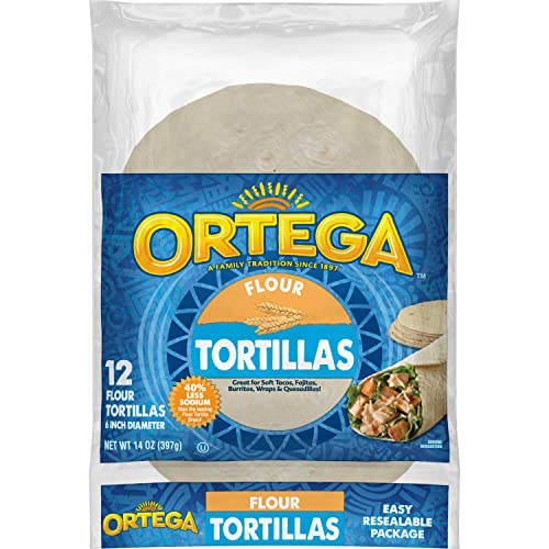 Ortega Flour Tortillas, 12 Count