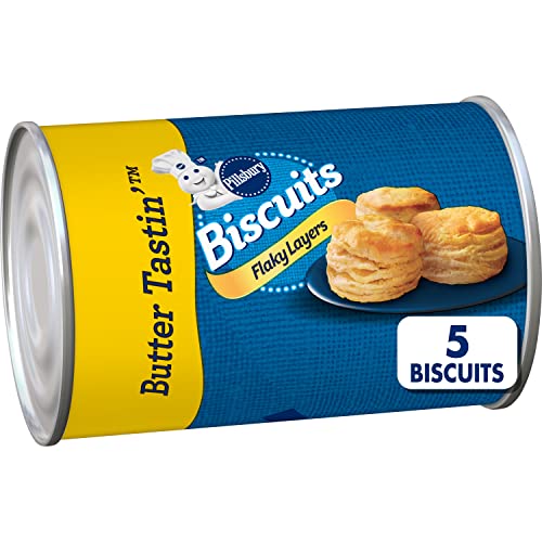 Pillsbury Flaky Layers Biscuits Butter Tastin', 5 ct, 6 oz