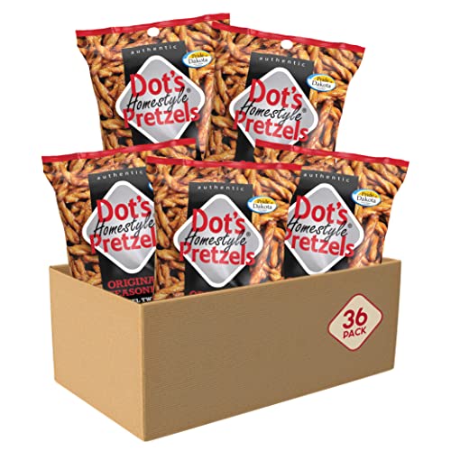 Dot's Homestyle Pretzels, Lunchbox Size, 1.5 Oz, 36 Pack