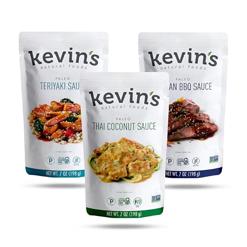 Kevin's Natural Foods Paleo Simmer Sauce Variety Pack - 3 Pack