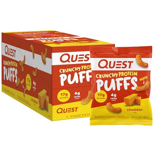 Quest Nutrition Cheddar Protein Puffs, 10 Count