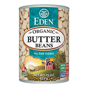 Eden Organic Butter Beans, 15 oz Can