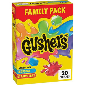 Gushers Fruit Flavored Snacks Variety Pack, 20 ct