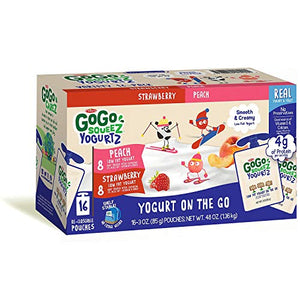 GoGo SqueeZ Yogurt Variety Pack, 16/3 oz