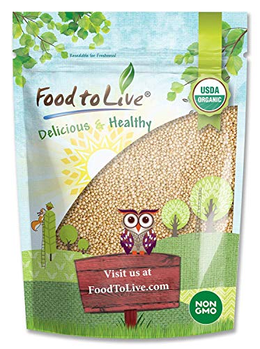 Food to Live Organic Amaranth Grain, 5 Pounds