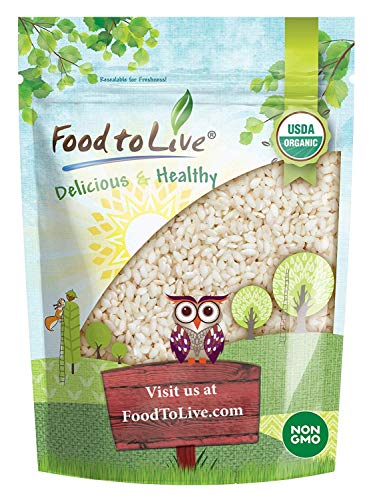 Food to Live Organic Arborio Rice, 4 Pounds