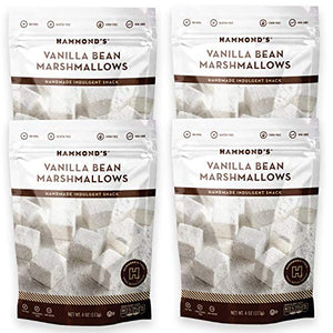 Hammond’s Candies Gourmet Marshmallows, Vanilla Bean, 4 Pack