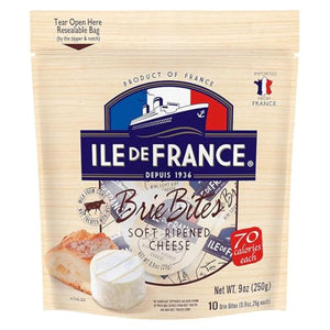 Ile De France Imported Brie Bites, Pack of 10