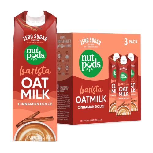 nutpods Cinnamon Dolce Barista Oat Milk - 32 fl oz (3-Pack)