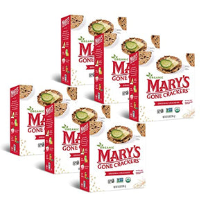 Mary's Gone Crackers Original, 6.5 oz, 6 Pack