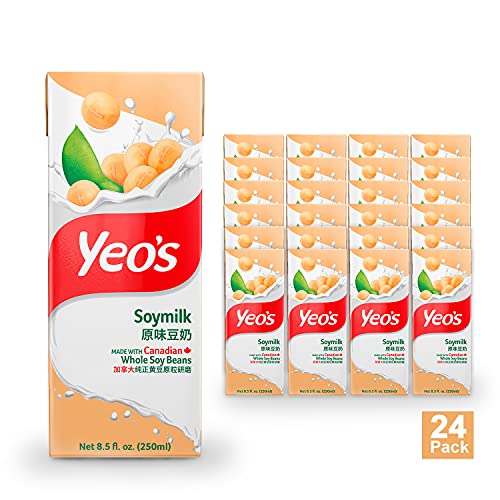 Yeo's Soy Milk Drink, 8.5 Oz (24 Pack), Low Calorie