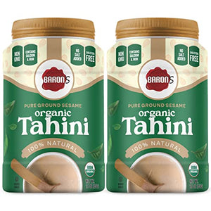 Baron's Organic Tahini, 1 lb (Pack of 2)