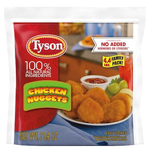 Tyson Fully Cooked Chicken Nuggets, 70.4 Ounce