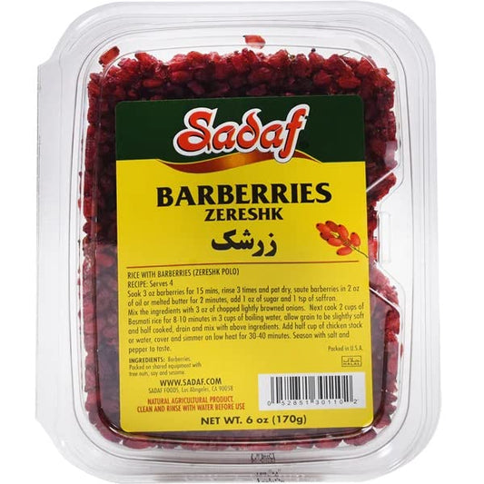 Sadaf Zereshk Dried Barberries, 6 oz Package