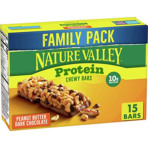 Nature Valley Protein Granola Bars, Peanut Butter Dark Chocolate, 15 bars