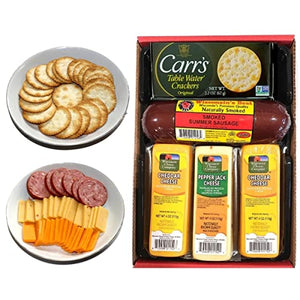 Wisconsin's Best Cheese, Cracker and Sausage Gift Basket