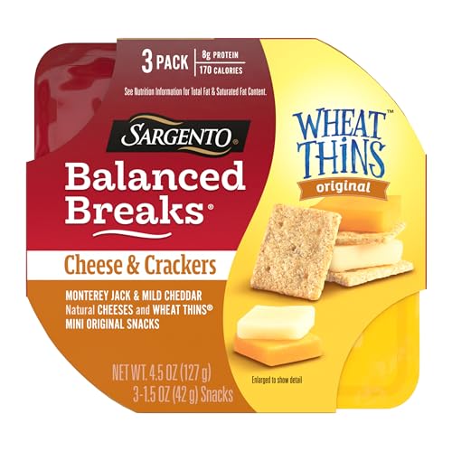 Sargento Balanced Breaks Cheese & Crackers, 3-Pack