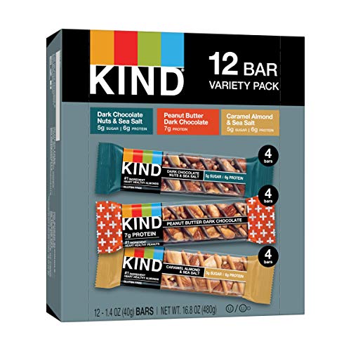 KIND Nut Bars Favorites Variety Pack, 12 Count