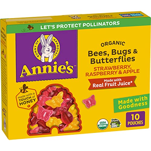 Annie's Organic Bees, Bugs, and Butterflies Fruit Snacks, 7 oz