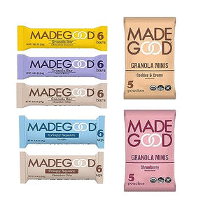 MadeGood Healthy Snacks Variety Pack, 40 Count