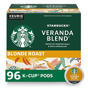 Starbucks K-Cup Pods, Blonde Roast, 96 Pods