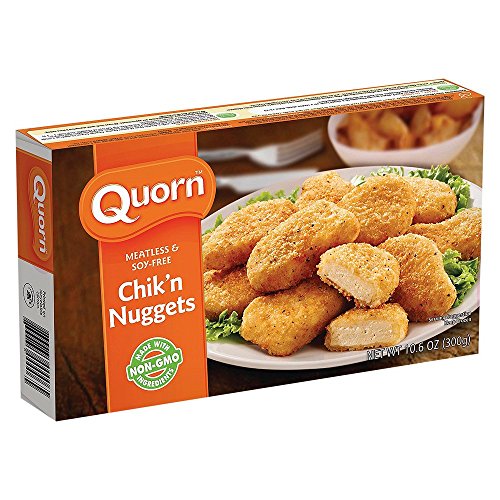 QUORN Chik'n Nuggets Meatless and Soy Free, 10.6 Oz (Pack of 12)