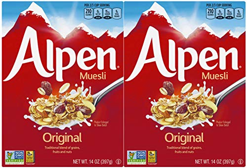 Alpen All Natural Muesli Cereal, 14 oz (Pack of 2)