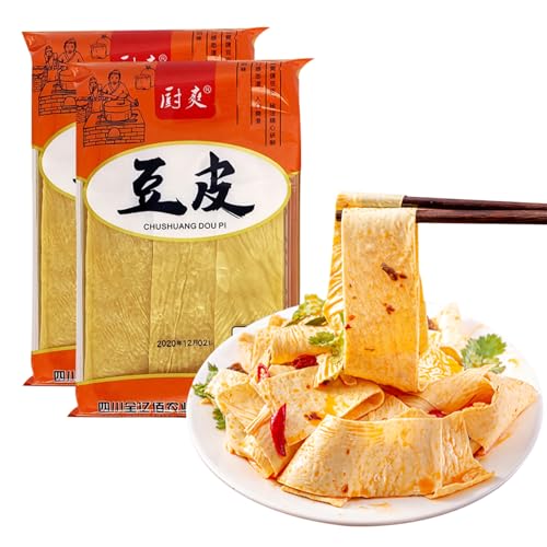 SXET Dried Tofu Skin, 2 Packs, 120g Each