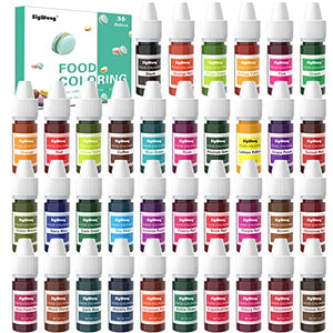 Food Coloring - 36 Color Liquid Set for Baking and Crafts